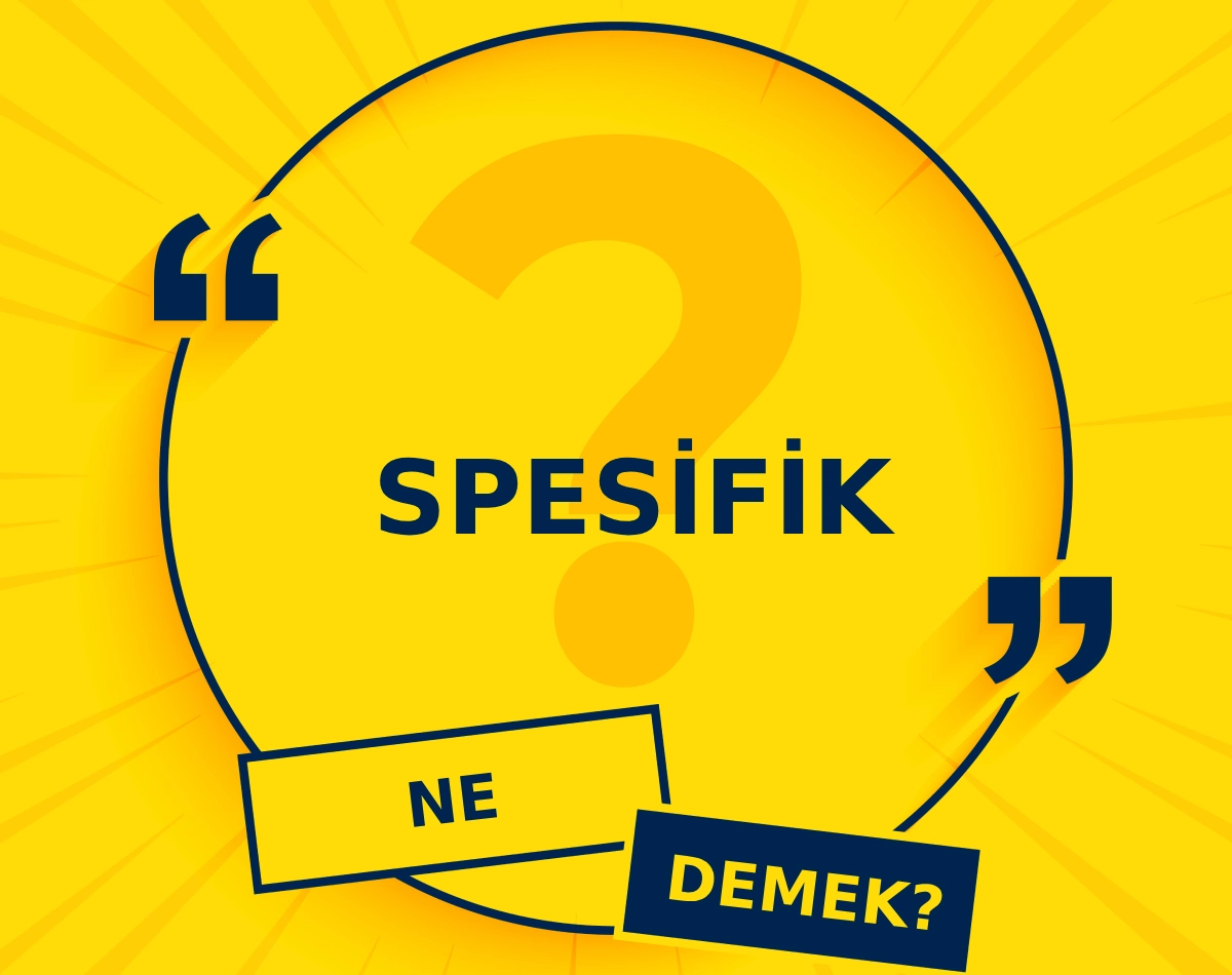 Spesifik Ne Demek