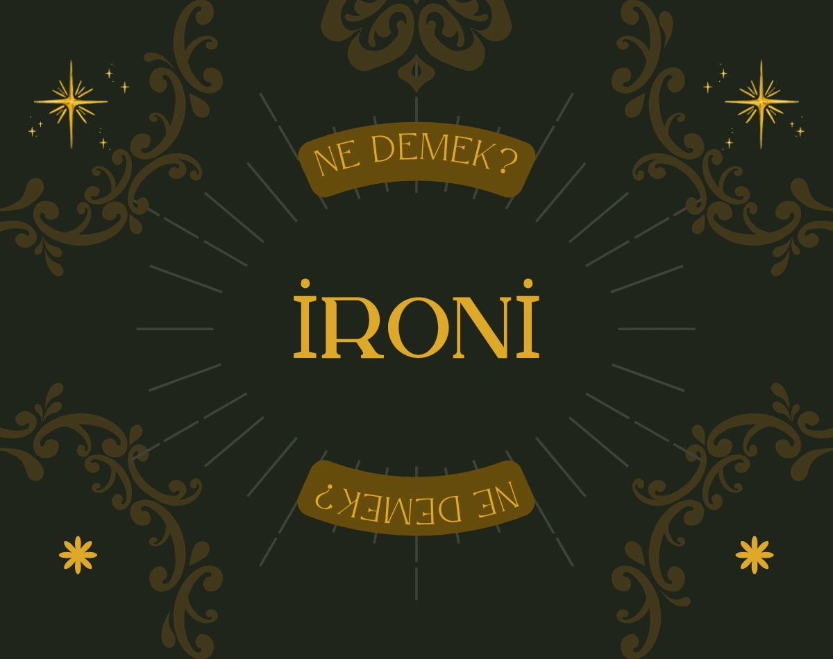 İroni Ne Demek